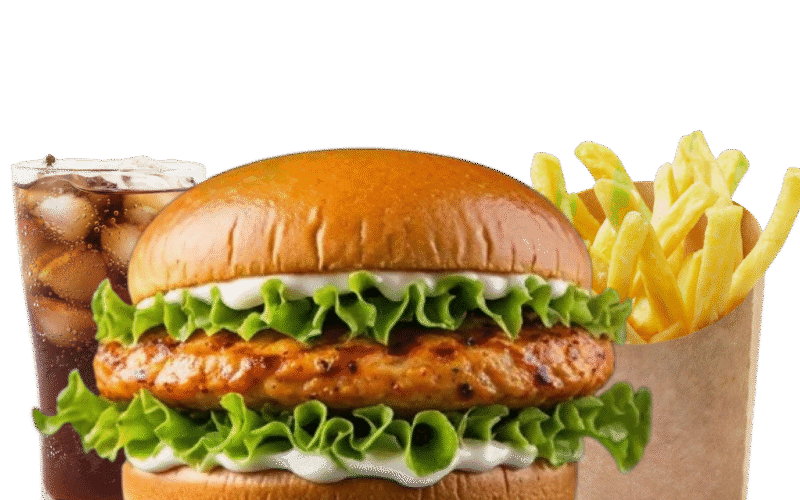 Grilled Peri Peri Chicken Burger