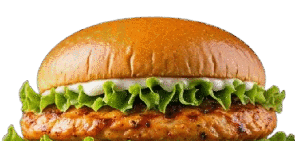 Grilled Peri Peri Chicken Burger