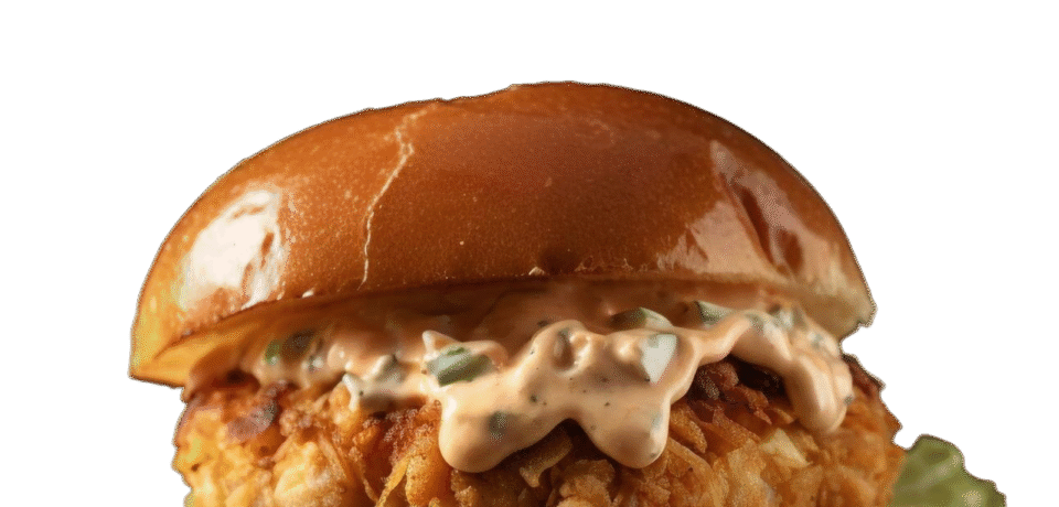 chicken Tikka Masala Burger